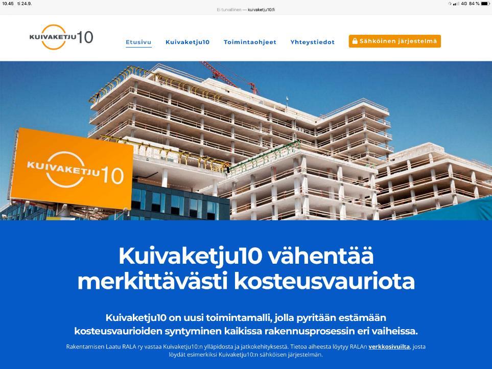 Kuivaketju10.fi -sivusto Maksuton järjestelmä http://kuivaketju10.