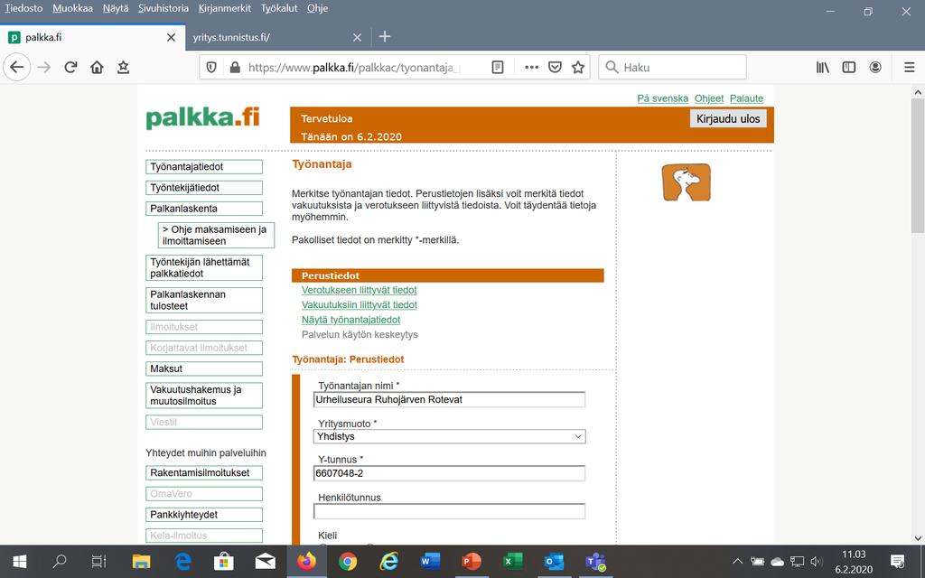 Tältä siellä näyttää Tallenna