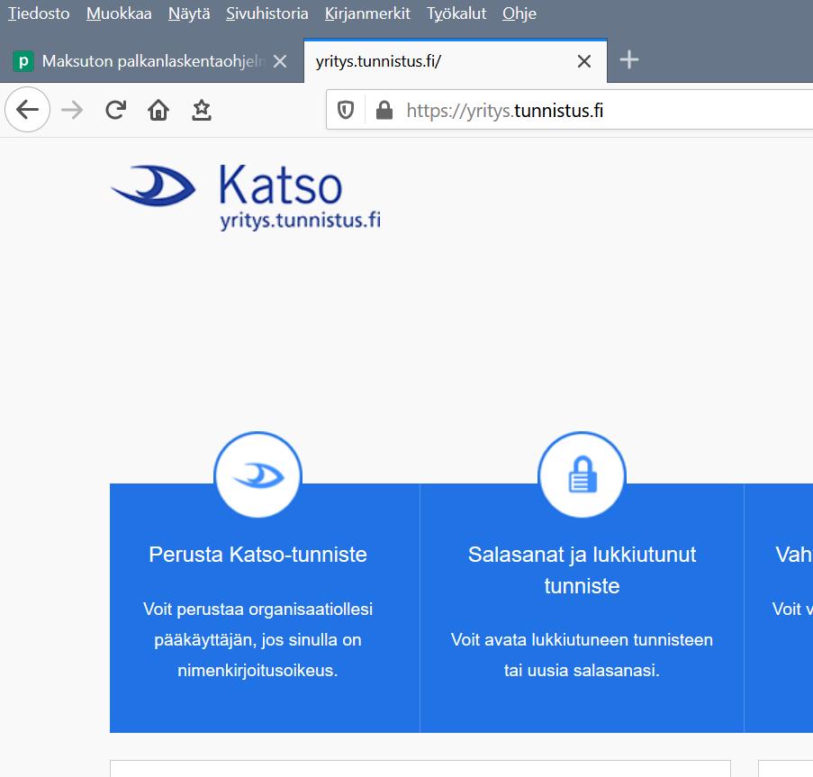 Katso-tunnusten hakeminen Hakulomakkeessa kysytään yhdistyksen virallista nimeä ja y- tai r-tunnusta. Kannattaa siis varata nämä yhdistyksen tiedot valmiiksi käsille.