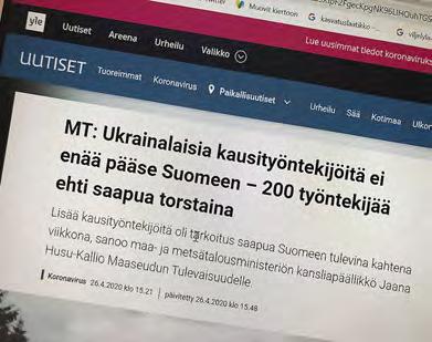 80 prosentin omavaraisuusaste peruselintarvikkeissa on elintarvikehuoltomme vahvuus.