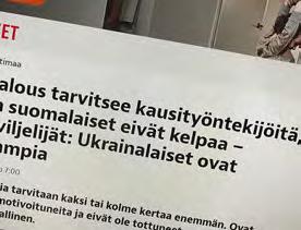 Jarno Mela MTK:n elinkeinojohtaja Marko Mäki-Hakola organisoi ukrainalaisten kausityöntekijöiden lentoja. Huhtikuussa hän oli työntekijöitä vastassa Helsinki- Vantaan lentoasemalla.