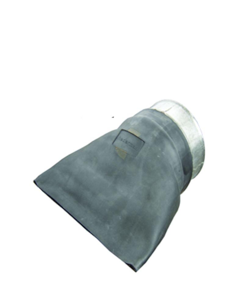 Slips on to the exhaust pipe without locking device /