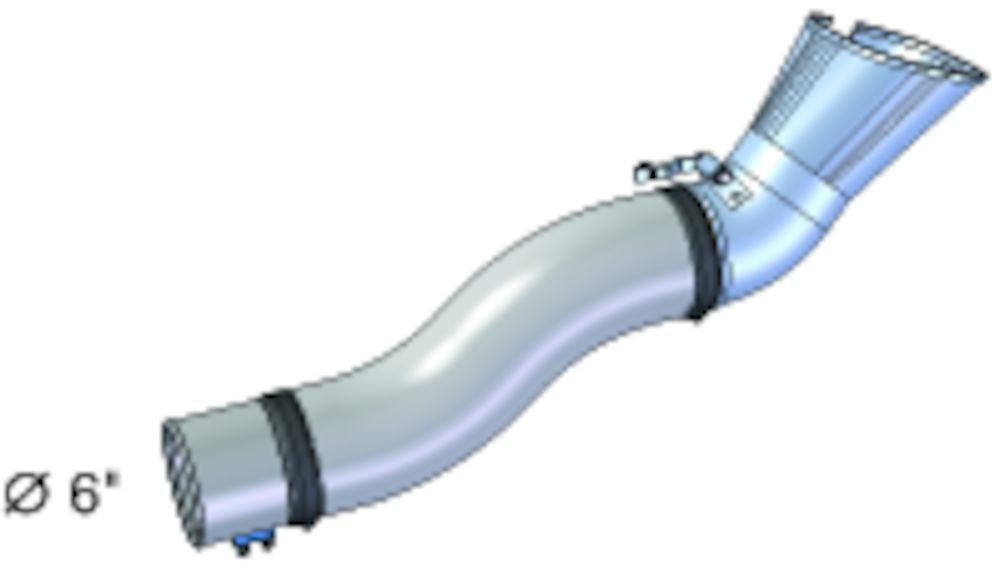 With high temperature resistant kevlar based hose.