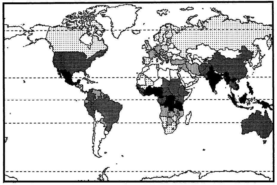 2.1. Theoretical background 7 By now it is clear that the world is highly diverse linguistically. However, the global distribution of diversity is uneven across continents.