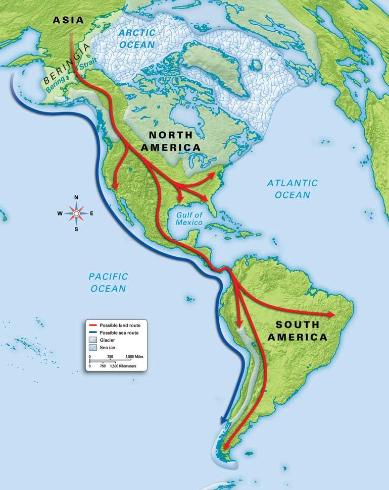 24 3. South America: diversity, geography and demography 33,000 BC.