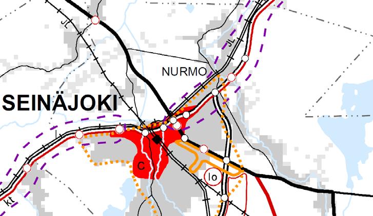 Asemakaavan selostus 13(39) Alue on osa valtatien varteen osoitettua teollisuuden kehittämisen kohdealuetta (tk), jonka suunnittelumääräys kuuluu: Aluevarauksia tehtäessä ja asema- ja yleiskaavoja