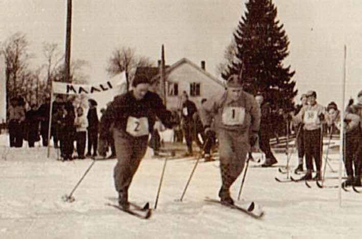 Jos sarjassa oli paljon hiihtäjiä matkaan lähdettin