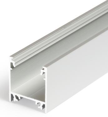Start Flex RGB & RGB+W alumiiniprofiilit ja tarvikkeet Koodi Snro Kuvaus 33x13 PINTAPROFIILISARJA - ja IP67-NAUHOILLE LEVEYS 33,4 mm, KORKEUS 12,8 mm 0022591 4278019 Alumiiniprofiili 33x13 1m