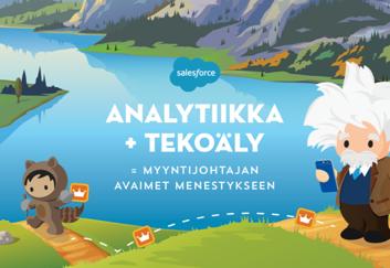 Esimerkki: Asiakkuuksien hallinta (CRM) ja markkinointi Tekoälyn ja koneoppimisen käyttö myynnissä ja markkinoinnissa kasvaa