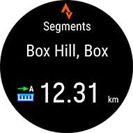 Saat lisätietoja Strava-segmenteistä Strava-tuesta. TREENIN ALOITTAMINEN STRAVA LIVE -SEGMENTTEJÄ KÄYTTÄEN Strava Live -segmentit edellyttävät GPS:ää.