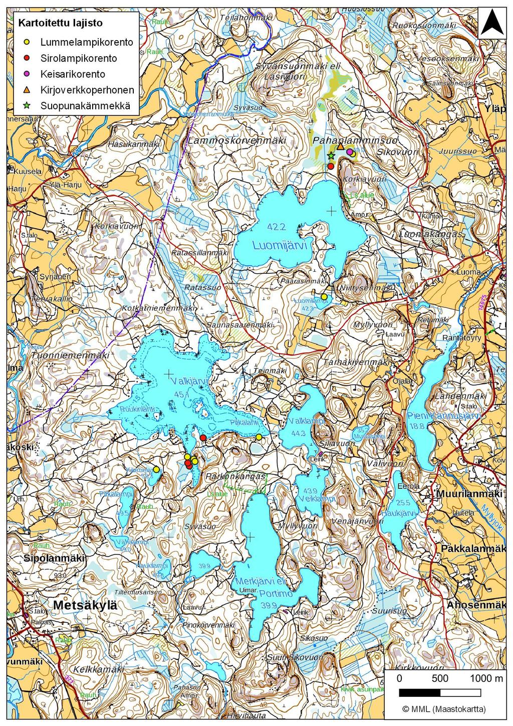 LIITE 4 Haminan Luomijärven, Valkjärven ja