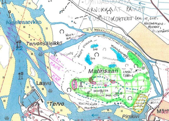 Kelan ideasuunnitelman lähtökohtana on maastoselvitysten ohella suunnittelualueen kartta- ja ortokuva-aineisto.