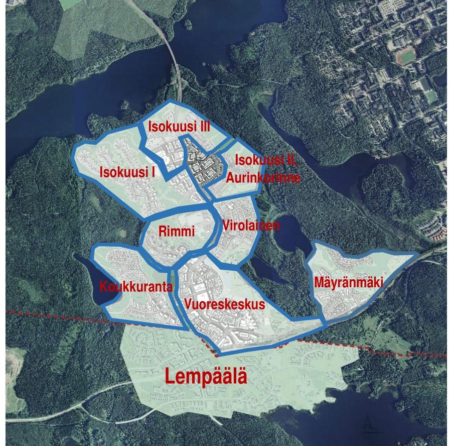 14 4.1 Asemakaavamääräykset Kunnilla ja kaupungeilla on useita tapoja määrätä ja ohjata puurakentamista, joista yksi on selkeät asemakaavamääräykset.