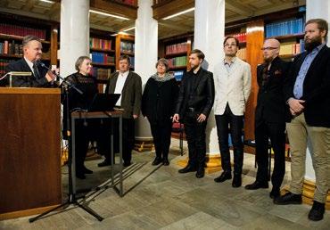 KIRJASTOSSA TAPAHTUU LINDA TAMMISTO Tiellä sananvapauteen -verkkoteos avattiin yleisölle Kansalliskirjastossa järjestetyssä tapahtumassa keskiviikkona 23. 11. klo 12 osoitteessa sananvapauteen.fi.