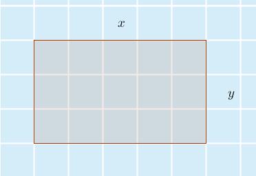 K. Piirretään tilanteesta mallikuva. Suorakulmion muotoisen alueen pintaala on kanta korkeus. Merkitään kantaa kirjaimella x ja korkeutta kirjaimella y. A = xy Lisäksi tiedetään, että xy y x : y x.