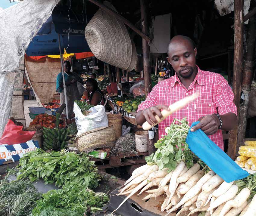 50 VAPAALLA TEKSTI JA KUVAT EIJA PALOSUO 51 Ei paluuta muovikasseihin Yhä useampi Afrikan valtio on kieltänyt sangalliset muovikassit.