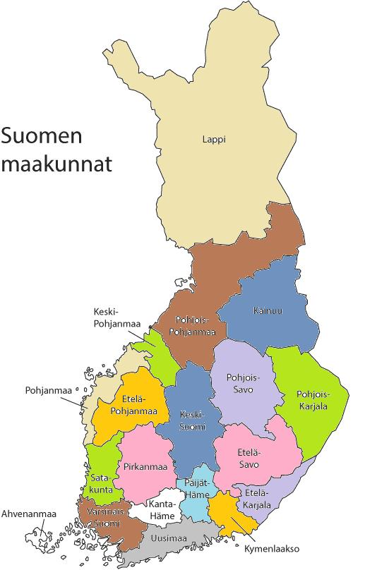 Työkykyohjelman hankkeet Erva-alueittain 8 11.