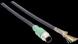 Johto: Ethernet, parikierretty, PUR, halogeeniton, suojattu, 5 m www.sick.