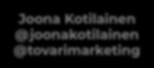 @tovarimarketing Miksi