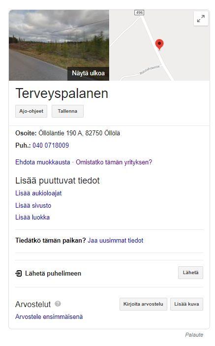 Google My Business palvelussa, voit tehdä sen