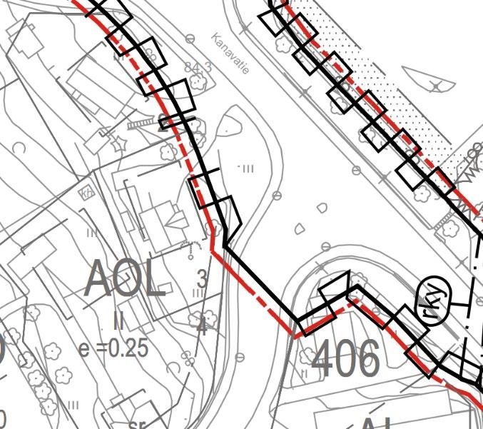 Kaavaselostus 14/17 Kuva 16 Muutokset liittymäkielloissa, kiinteistön 16-402-5-30 (Kanavatie 22) kohdalta on poistettu