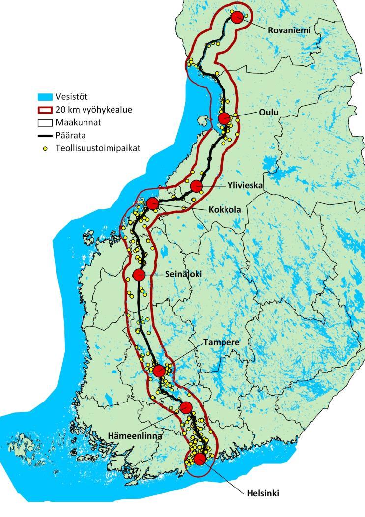 % koko maan väestöstä (2019) 50 %