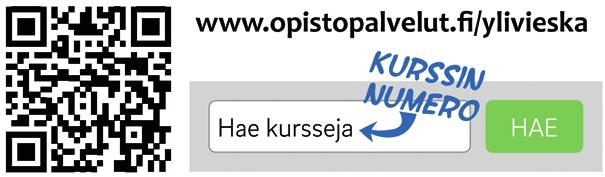 ILMOITTAUTUMISKÄYTÄNTÖ JA PERUUTUSEHDOT ILMOITTAUTUESSASI MENETTELE SEURAAVASTI: Tutustu opiston opetusohjelmaan opiston Internet-sivuilla www.ylivieska.fi/kansalaisopisto tai opinto-oppaasta.