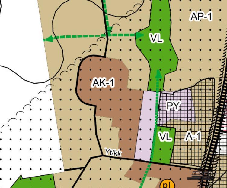 Kerrostalovaltainen asuntoalue (AK-1, AK-2), joa on taroitettu aupunimaisesi asumisen ja palveluiden monimuotoisesi asuinalueesi. Alueen täydennysraentamisesta pääosa varataan errostaloraentamiselle.