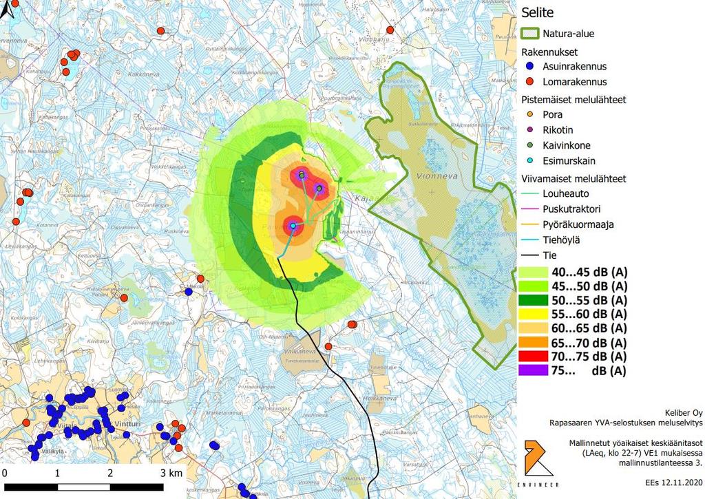 Kuvissa 11 ja 12 kaivostoiminta Rapasaaressa on puolivälissä, kuljetukset Kalavedelle jatkuvat edelleen.