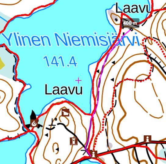 20 Sinne yhteys on mönkijällä tai talvella moottorikelkalla. Lähimmillään polttopuuliiteri oli 10 m:n päässä autotiestä Vaarinkorven laavulla ja Kalliojärven keittokatoksella.