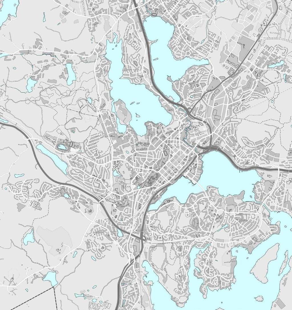 4 5 2 3 1 Muut toimenpidetarpeet (punaiset reittiviivat oheisessa kartassa) ovat mahdollisia myöhempiä reittiyhteysmahdollisuuksia, joiden osalta ratkaisut tarkentuvat myöhemmin.