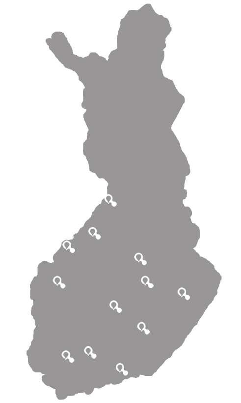 Jyväskylä IISALMI Valimokatu 2, 74120 Iisalmi LOIMAA Kartanomäenkatu 26, 32200 Loimaa HÄMEENLINNA Lautatarhankatu 3, 13110 Hämeenlinna JUVA Osaketie 7b,