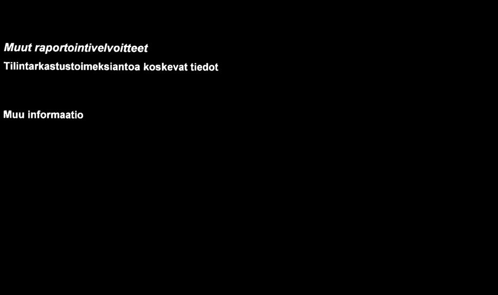 valvonnan merkittävät puutteellisuudet, jotka tunnistamme tilintarkastuksen aikana.