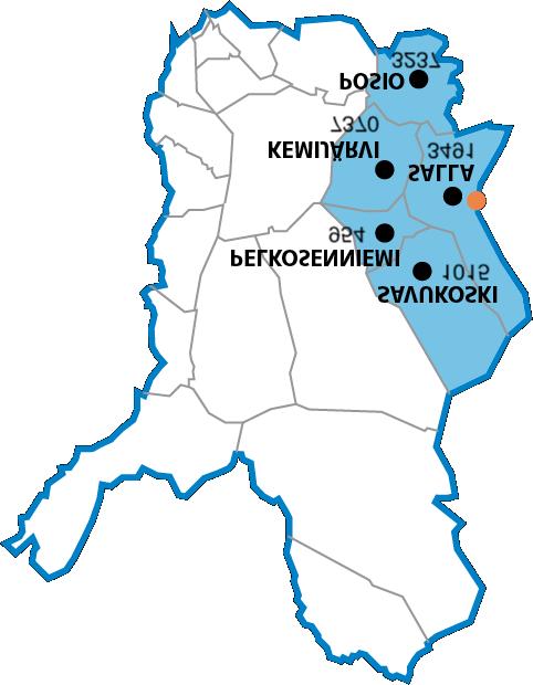 43 3.2. Tutkimuskohde ja -aineisto Tutkimukseni kohteena ovat Itä-Lapin seutukunnan viisi kuntaa: Kemijärvi, Pelkosenniemi, Posio, Salla ja Savukoski.