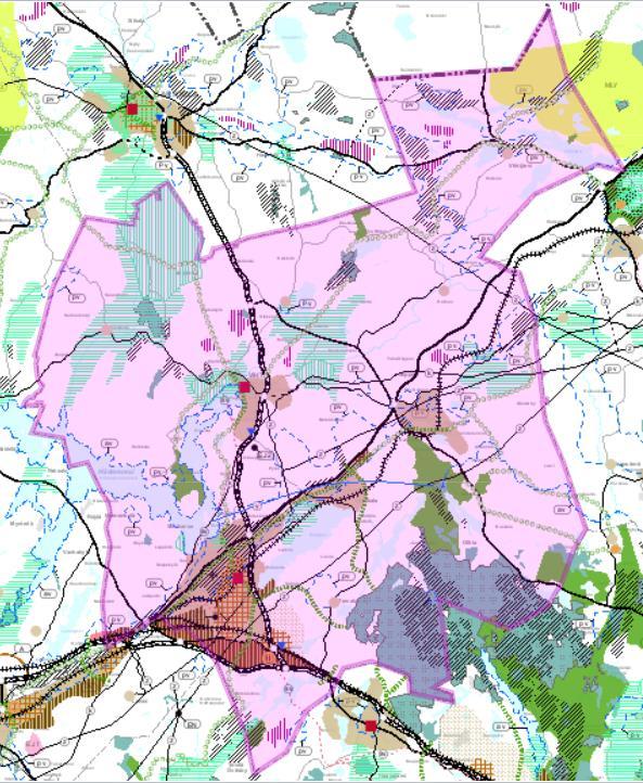 Nuuksio on merkitty maakuntakaavassa luonnonsuojelualueeksi, jossa on arvokkaita harjualueita tai muita geologisia muodostumia.