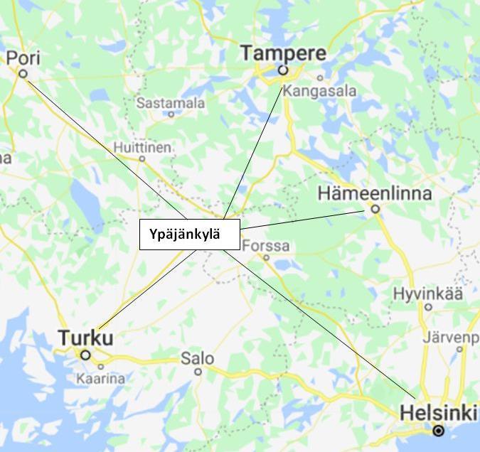 Turku, Tampere ja