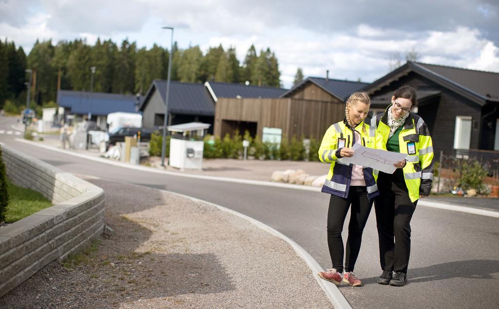 12 PORVOON VEDEN VUOSIKERTOMUS 2020 2019 BORGÅ VATTENS ÅRSBERÄTTELSE 2020 2019 13 KUVA: JANNE LEHTINEN Kevätlaakson asuinalue /