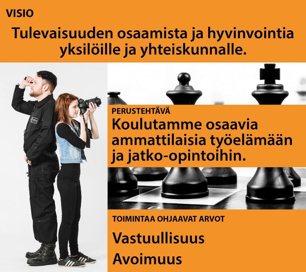 1. JEDU-STRATEGIA 2021 2023 1.1 VISIO, PERUSTEHTÄVÄ JA TOIMINTAA OHJAAVAT ARVOT 2025 VASTUULLISUUS: Toimimme vastuullisesti yksin ja yhdessä.