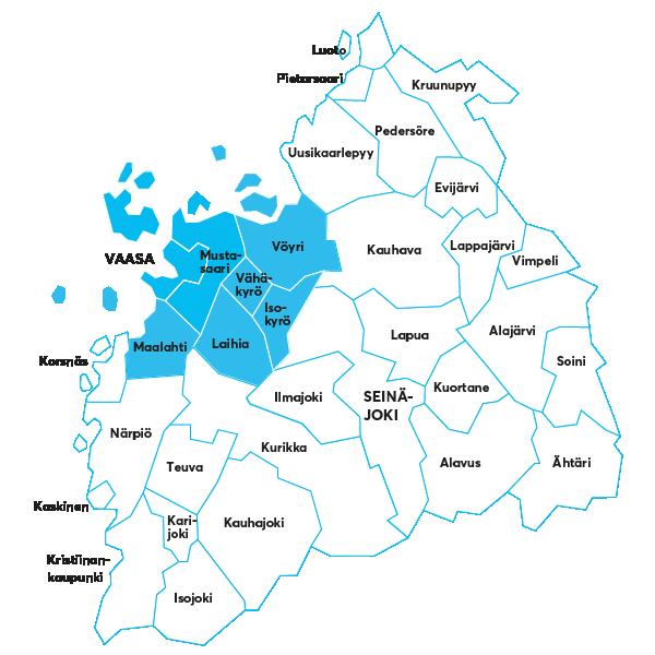 Vaasa tavoittaa alueen kuluttajat 2 Vaasa on Vaasan ja lähialueiden kotitalouksiin jaettava kaupunkilehti, jossa pureudutaan lähiseudun asioihin kiinnostavalla ja ihmisläheisellä otteella.