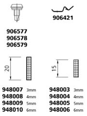 948003 3 mm 948004 4 mm 948005 5 mm 948006 6 mm FUEGO LIGHT, EI