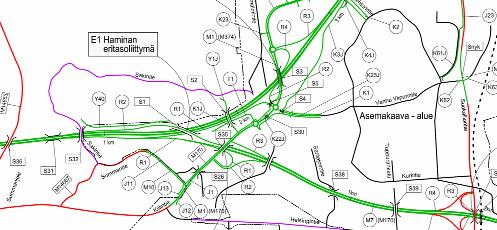 Suunnitelmakartat esitetään teräväpiirteisellä pohjalla ja yleensä mittakaavassa 1:2000.