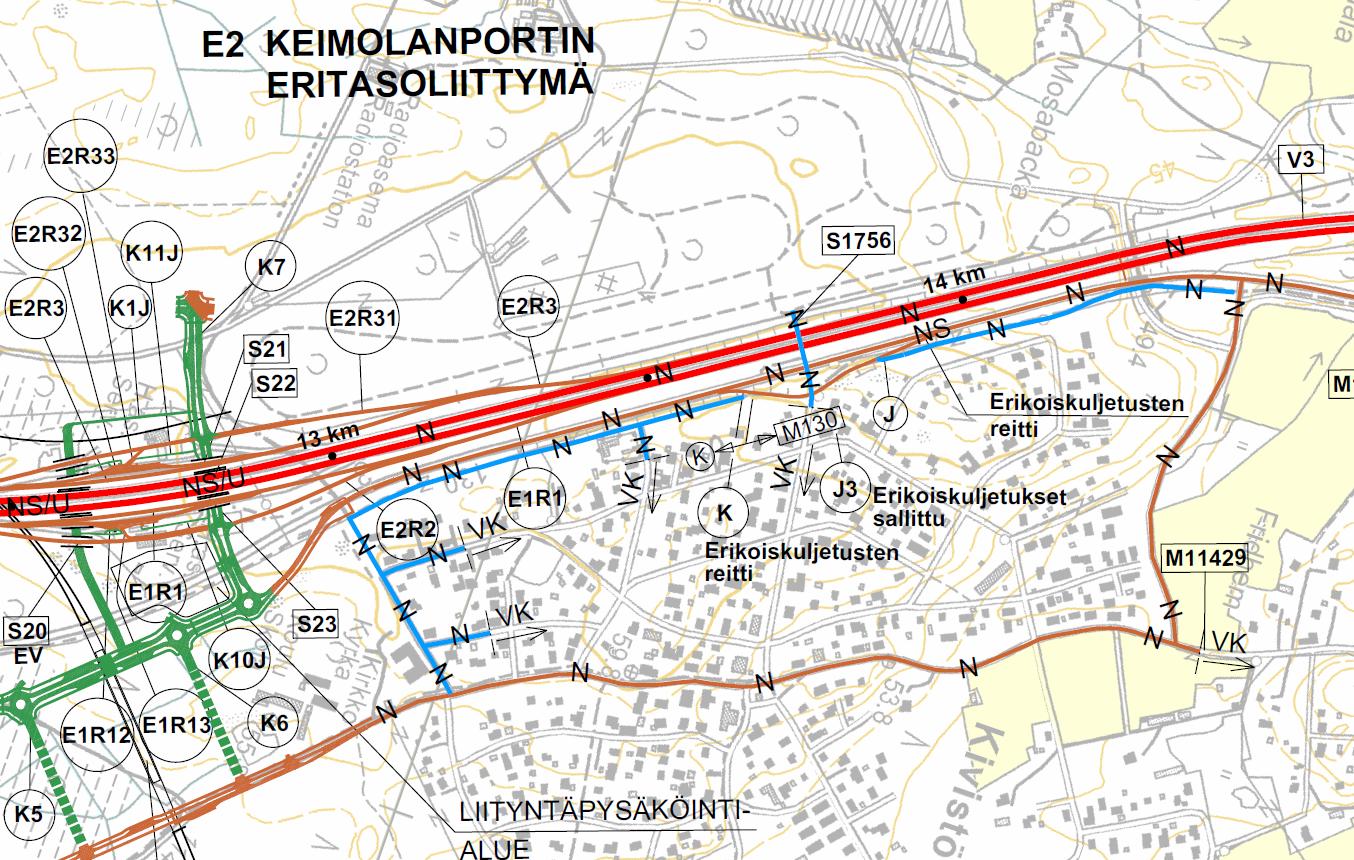 Tiesuunnitelmavaiheen asiakirjat - Sisältö ja esitystapa 69 OSA D: TIESUUNNITELMAVAIHEEN TEKNISET PIIRUSTUKSET JA SELVITYKSET 8 OSA D: TIESUUNNITELMAVAIHEEN TEKNISET PIIRUSTUKSET JA SELVITYKSET