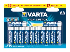 High Energy 12 x AA Multipack High Energy 12 x AA/LR6 Multipack, 1,5 V. Pakkaus12 kpl.