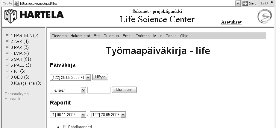 täin ja täydennysten tekeminen on mahdollista enää seuraavana työpäivänä. Merkintöjen muutosten tekeminen on mahdotonta valvojan hyväksymisen jälkeen.