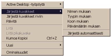 Pikavalikon komennot vaihtuvat sen mukaan, mitä ohjelmaa käytät. Rulla Hiiressä voi olla myös rulla, jolla voit selata sivua ylös ja alas. VINKKI!