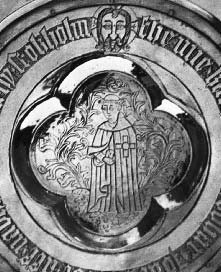 98 Kuva 30: Birgittalaisveli Jöns Budden kuva, yksityiskohta kullatussa hopealautasessa, 1400-luvun loppu. Kaiverrus, Ø 19,5 cm. Naantalin kirkko. Kuva: Tuija Tuhkanen.