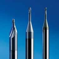 Tuotteet MINI (mikrotyöstö) Miniatyyri MEGA-64-T, MEGA-T ja DIAMOND -pinnoitetut täyskovametallisjyrsimet halkaisijavalikoimalla 0,1 mm (.0039)" - 2,0 mm (.