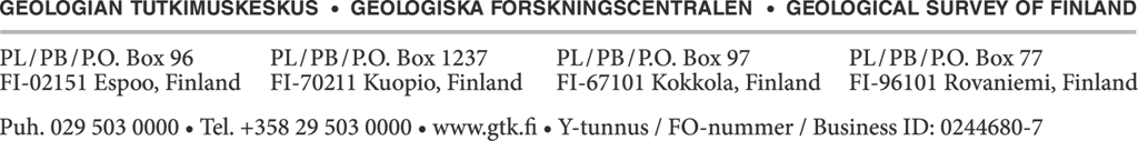 GEOLOGIAN TUTKIMUSKESKUS PSY Rovaniemi 19.3.