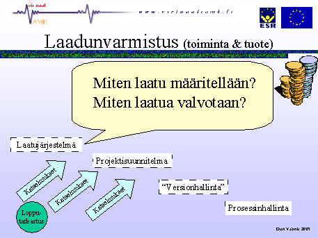 copyright VirtuaaliAMK-kehittämisyksikkö/OVa 15(26) * yhteistyöverkostot Tuotteen arviointi * elinkaari, päivitettävyys * tekninen toimivuus, vasteajat * käytettävyys, grafiikka, informaatiohierarkia