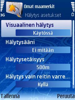 Jos haluat poistaa yksittäisen kohteen valinnan, selaa luetteloa vierittämällä, korosta kohde ja paina vieritysnäppäintä uudelleen.